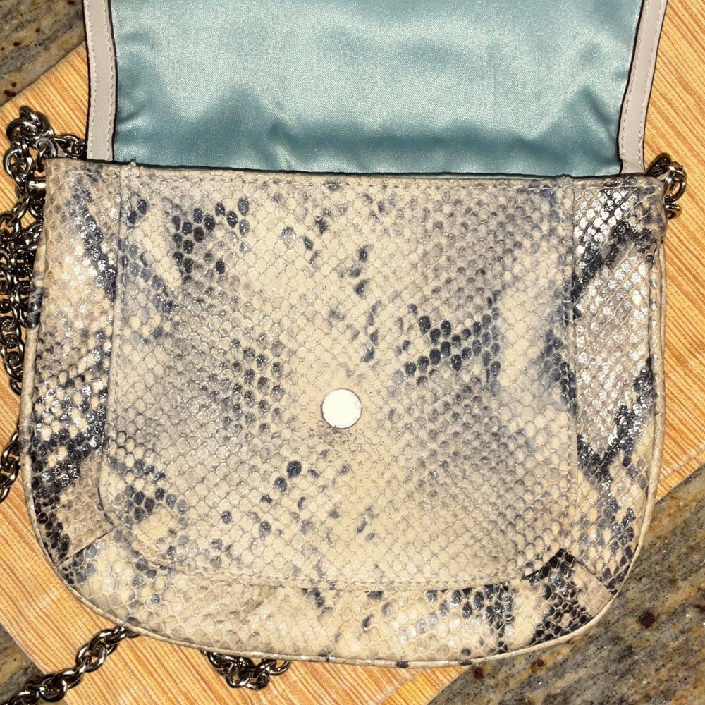 Coach Snakeskin Python Crossbody Bag with Silver … - image 8